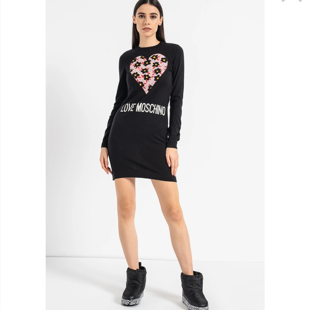 Love MOSHINO Sweater Mini Dress
